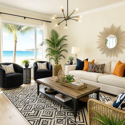 spring in aspen painted living room