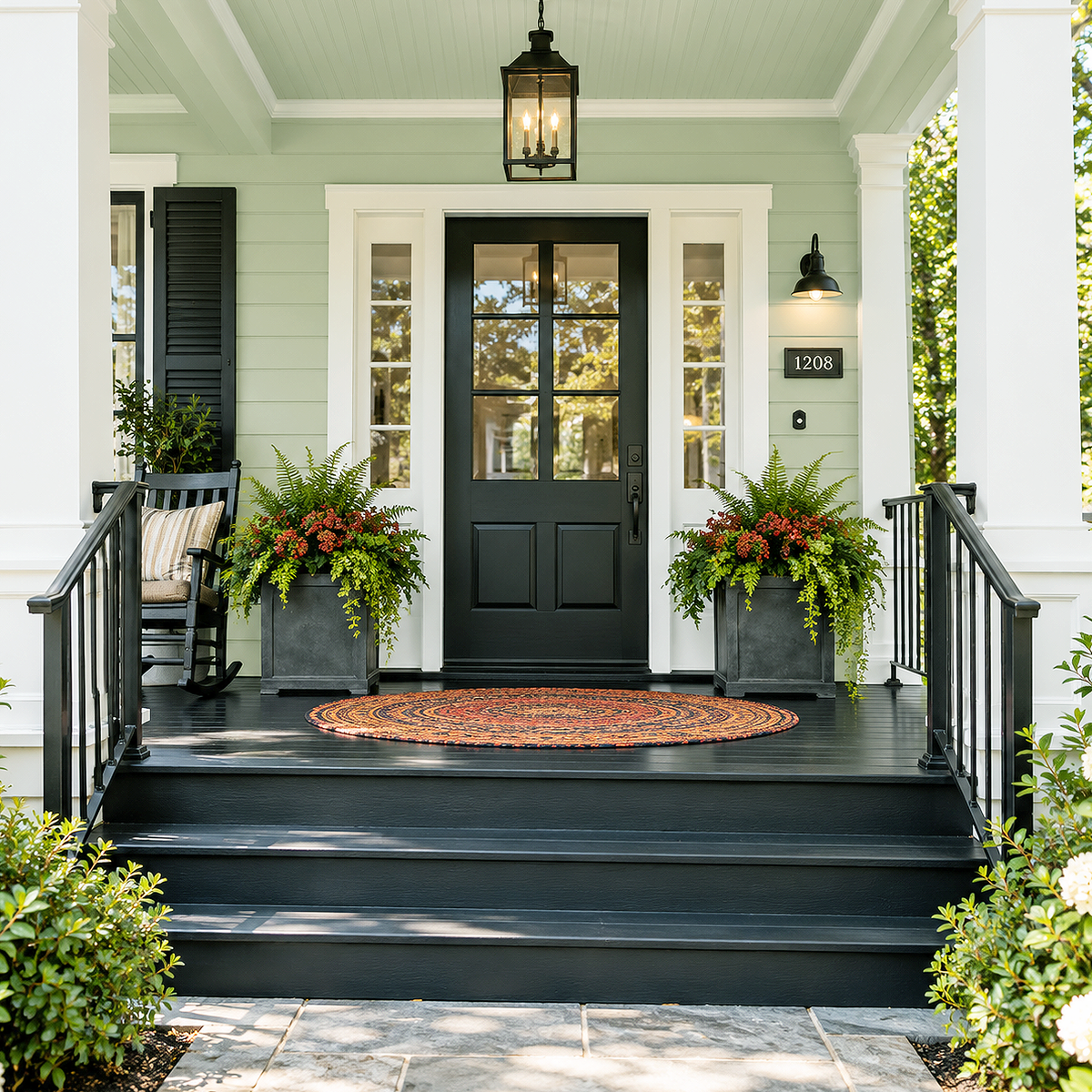 spring valley painted entryway