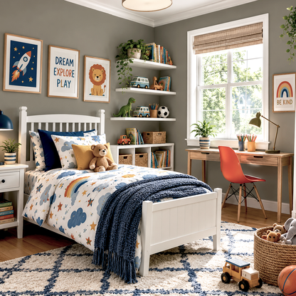 squirrel tail painted nursery