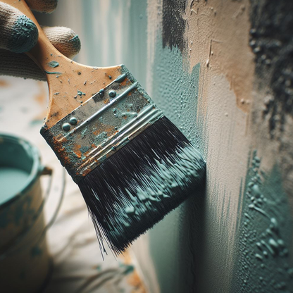 stratton blue paint brush