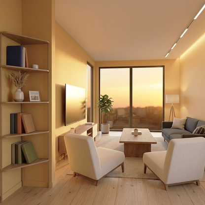 sunny days painted living room