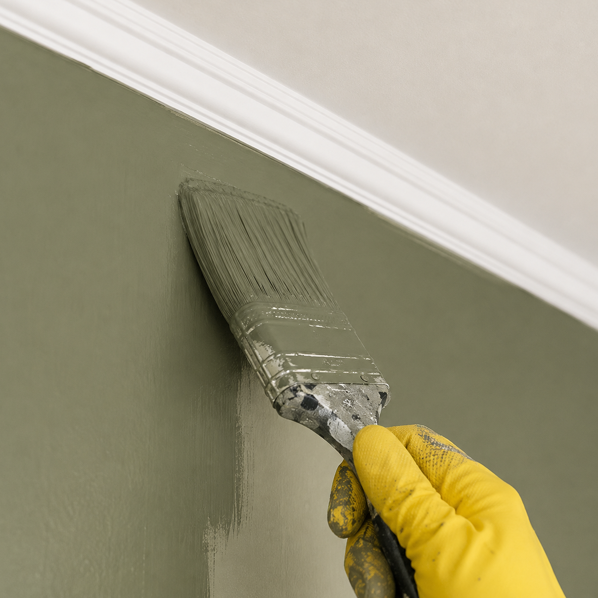 tate olive paint brush