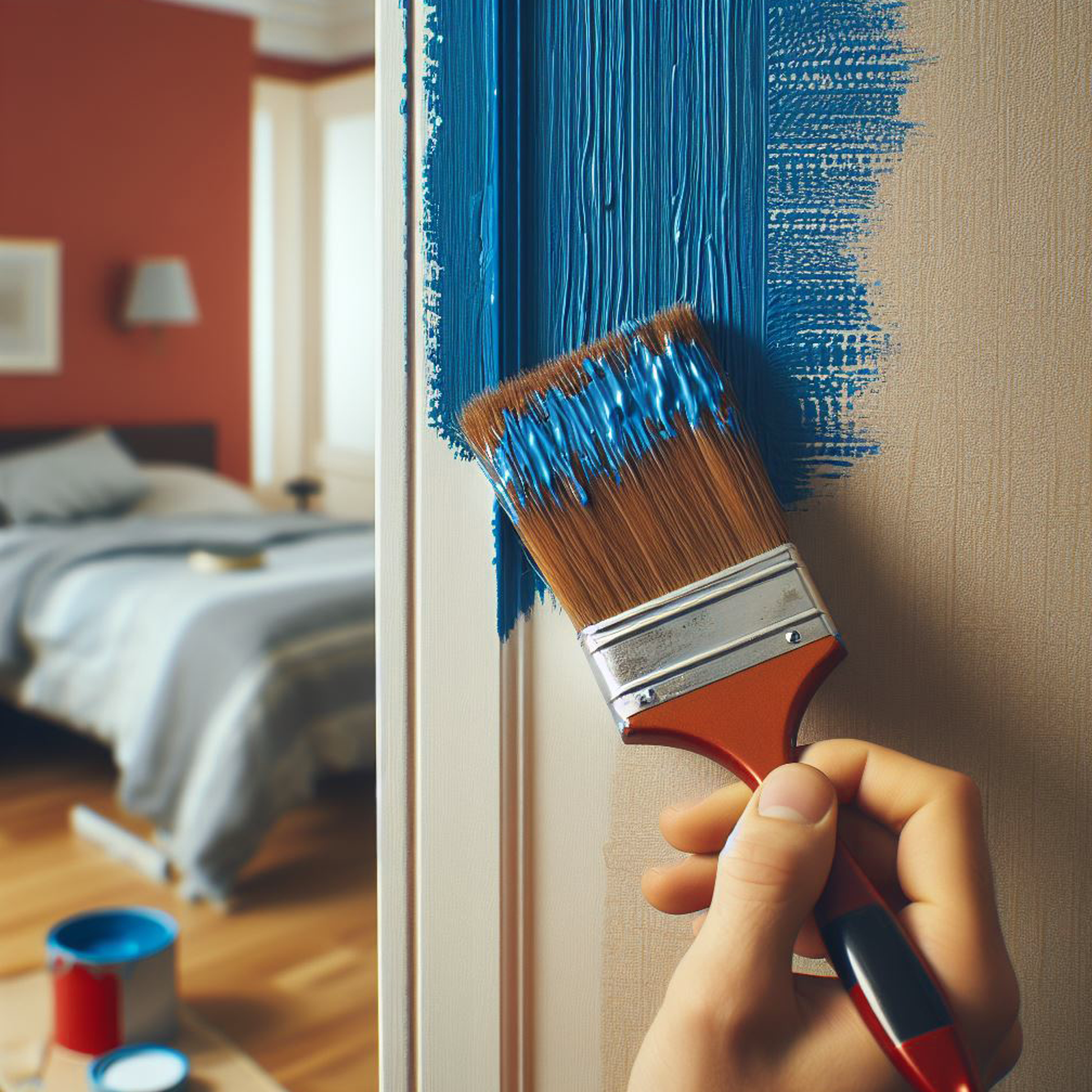 twilight blue paint brush