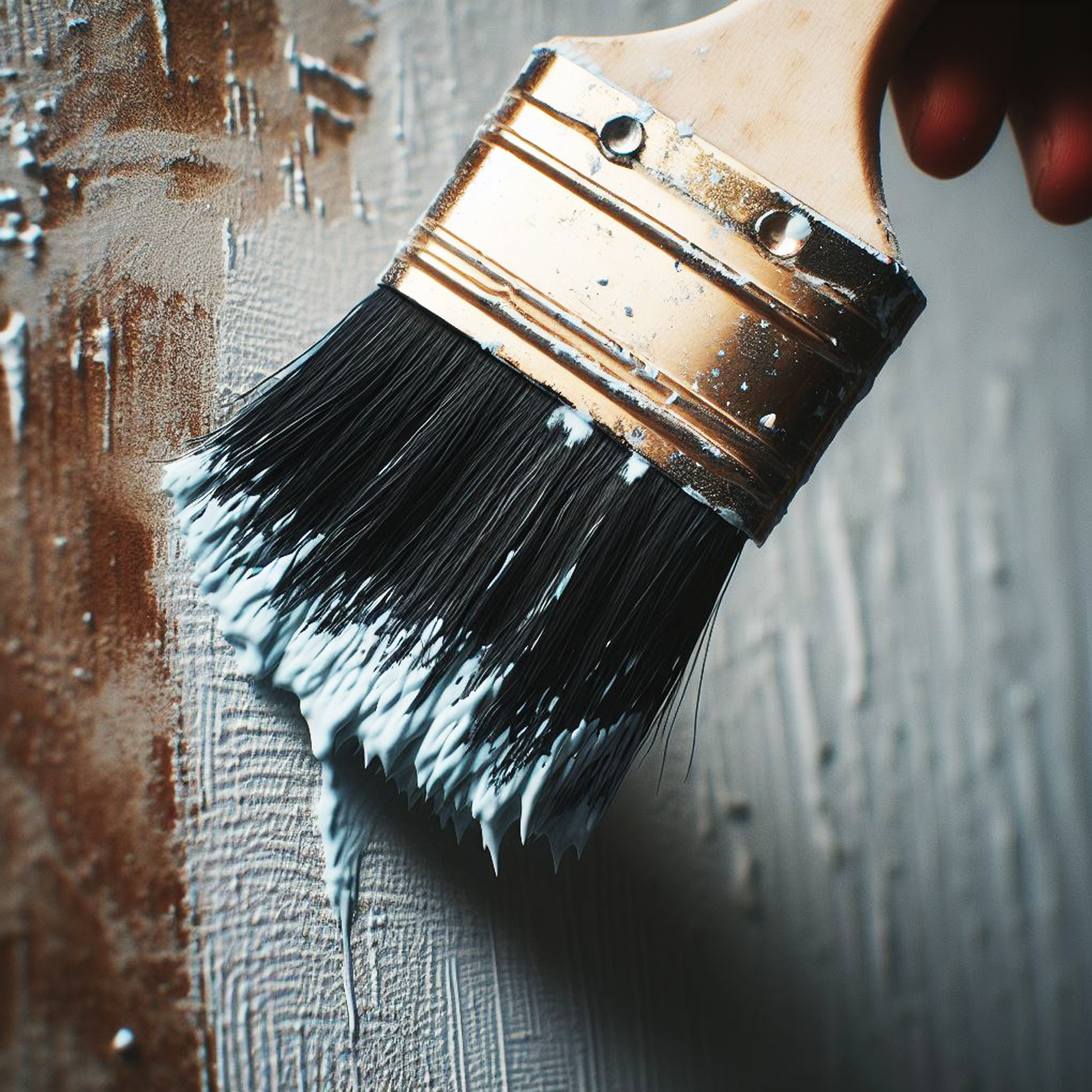 van courtland blue paint brush