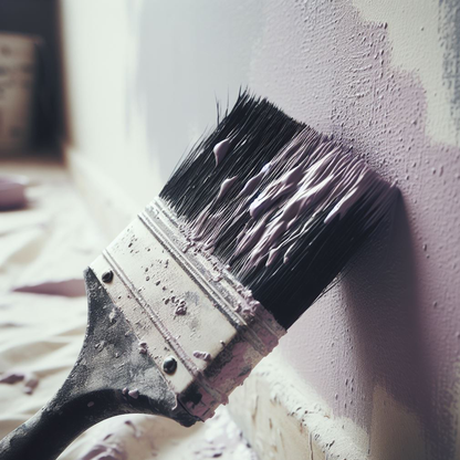 violet dusk paint brush