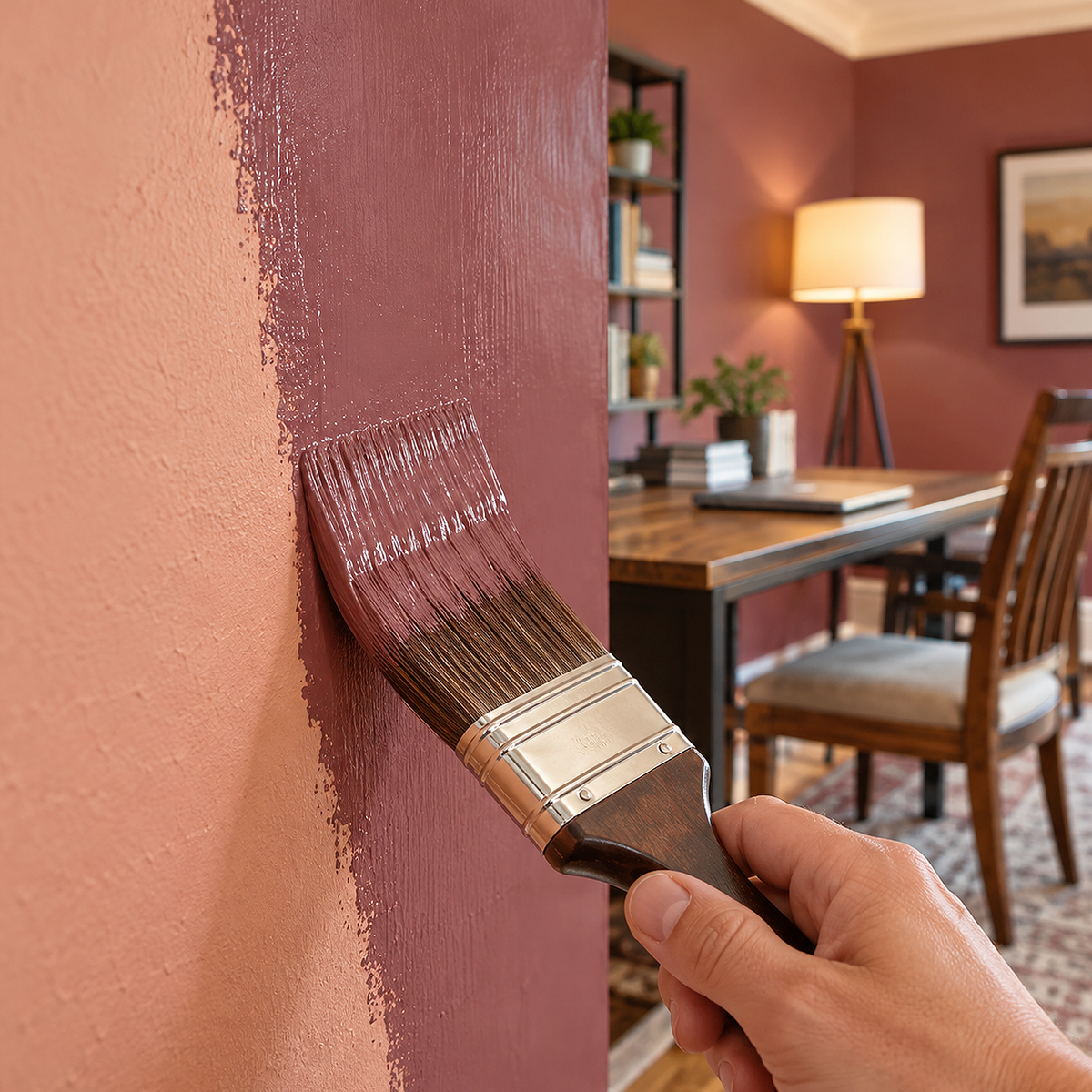 warm earth paint brush
