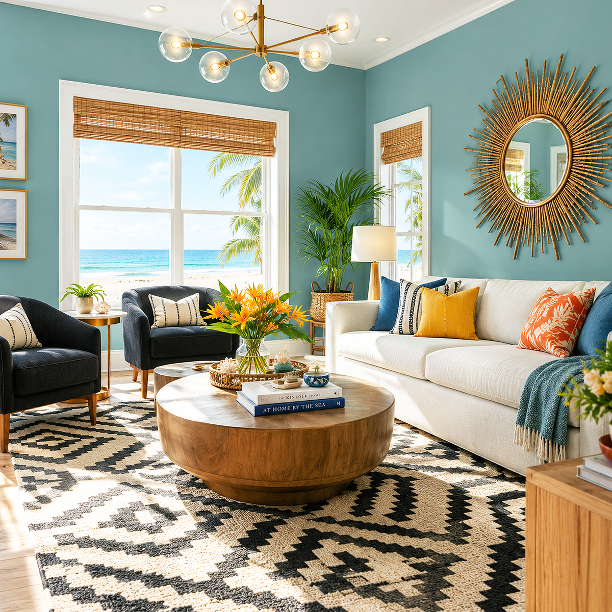williamsburg wythe blue painted living room