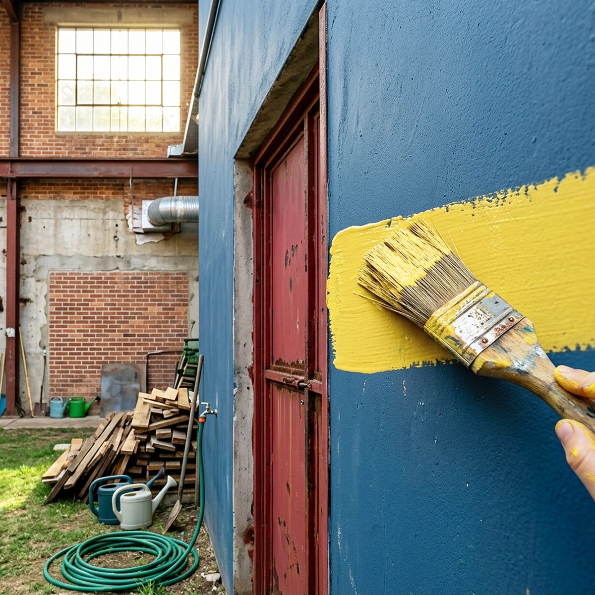 yellow brick road paint brush
